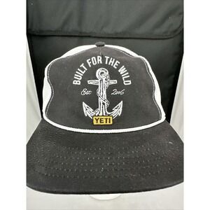 Yeti Coolers Mesh Trucker SnapBack Baseball Built For The Wild Hat Cap